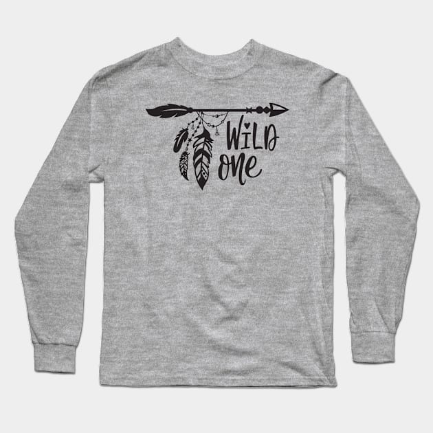 Wild One Dream Catcher Arrow Long Sleeve T-Shirt by RKP'sTees